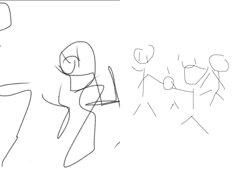 Hey Pandas, Draw A Picture Blindfolded For A Minute And Show Me