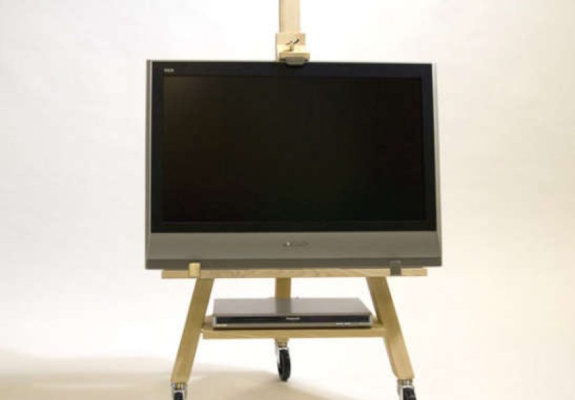Minimalist Mobile TV Easel
