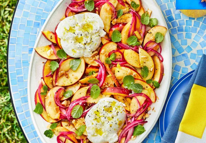 Nectarine-and-Burrata Salad