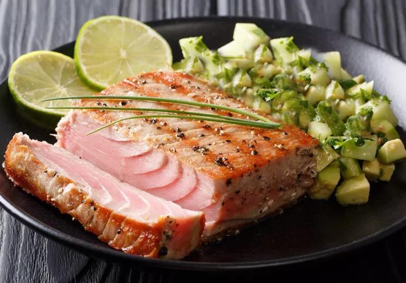 Recipe: Grilled Tuna and Fresh Avocado Salsa
