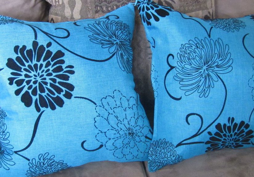 Recycled Plastic Bag Decor Pillow