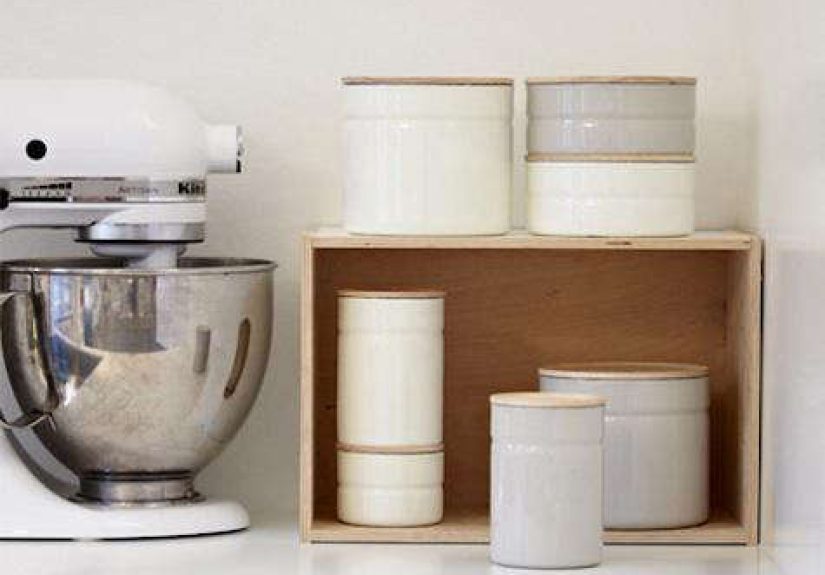 Storage: Kitchen Management Enamelware from Mar Mar Co.